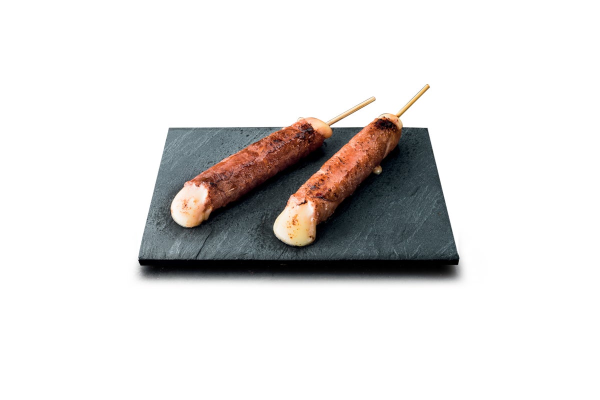 Brochettes bœuf fromage