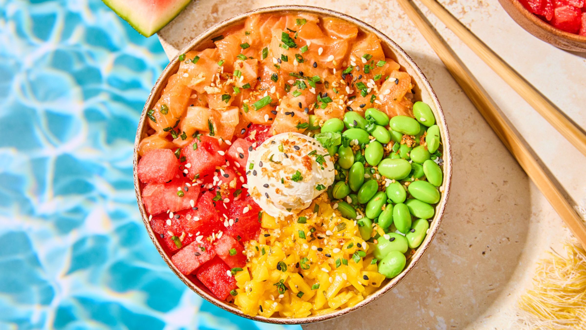 Red & Mango Poké Saumon 🍉