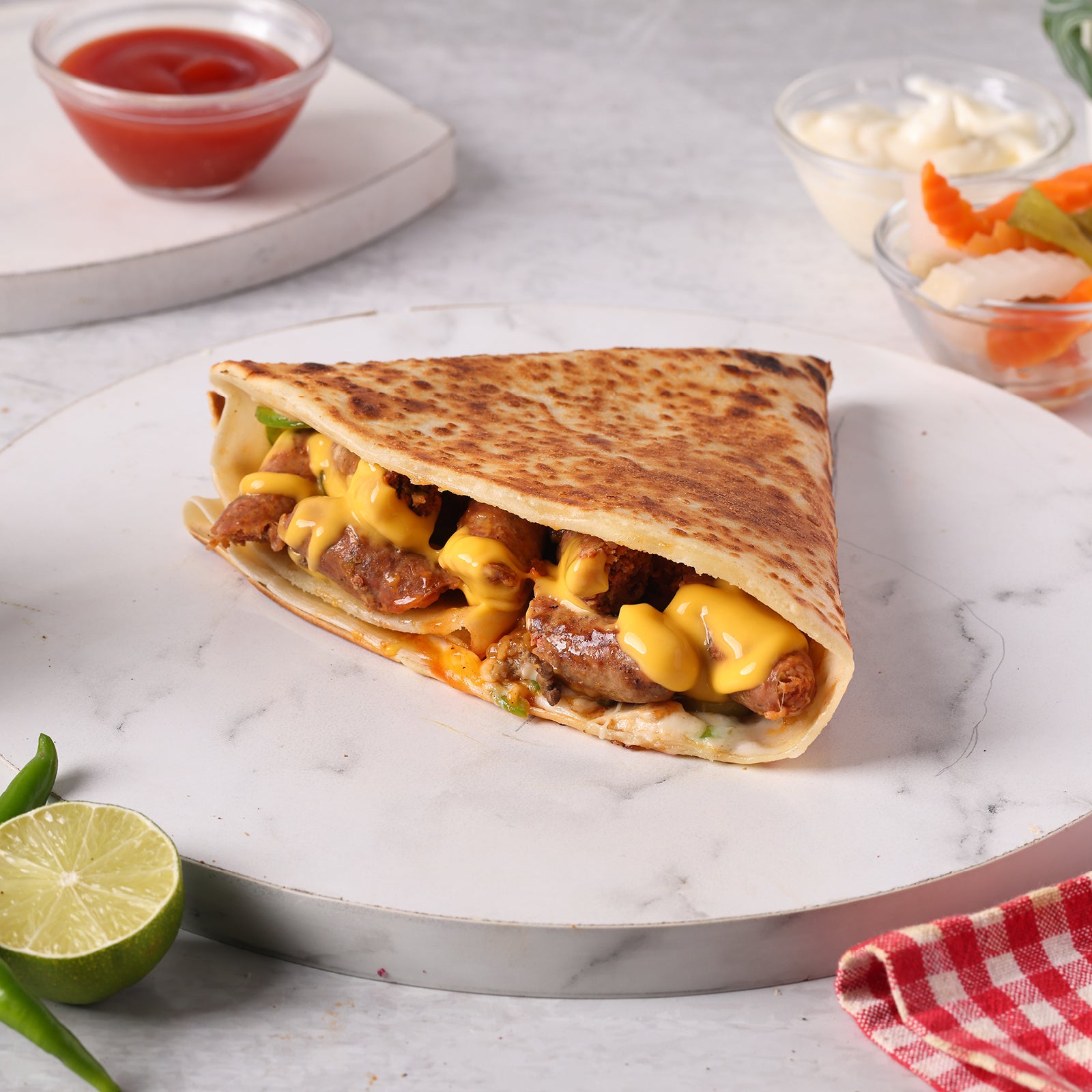 Sausage Crepe
