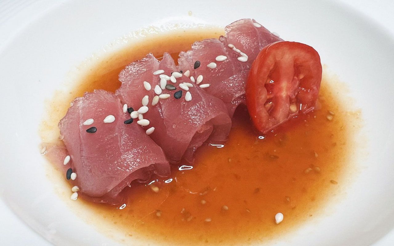 256. Carpaccio tonno