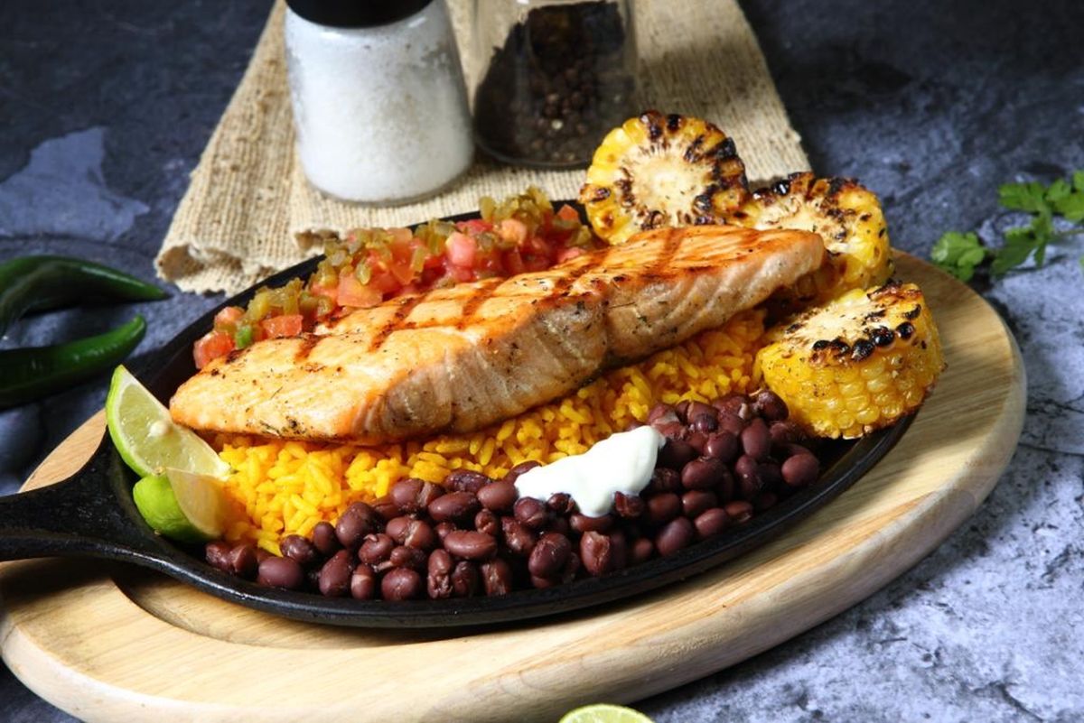 Mexican Salmon Skillet