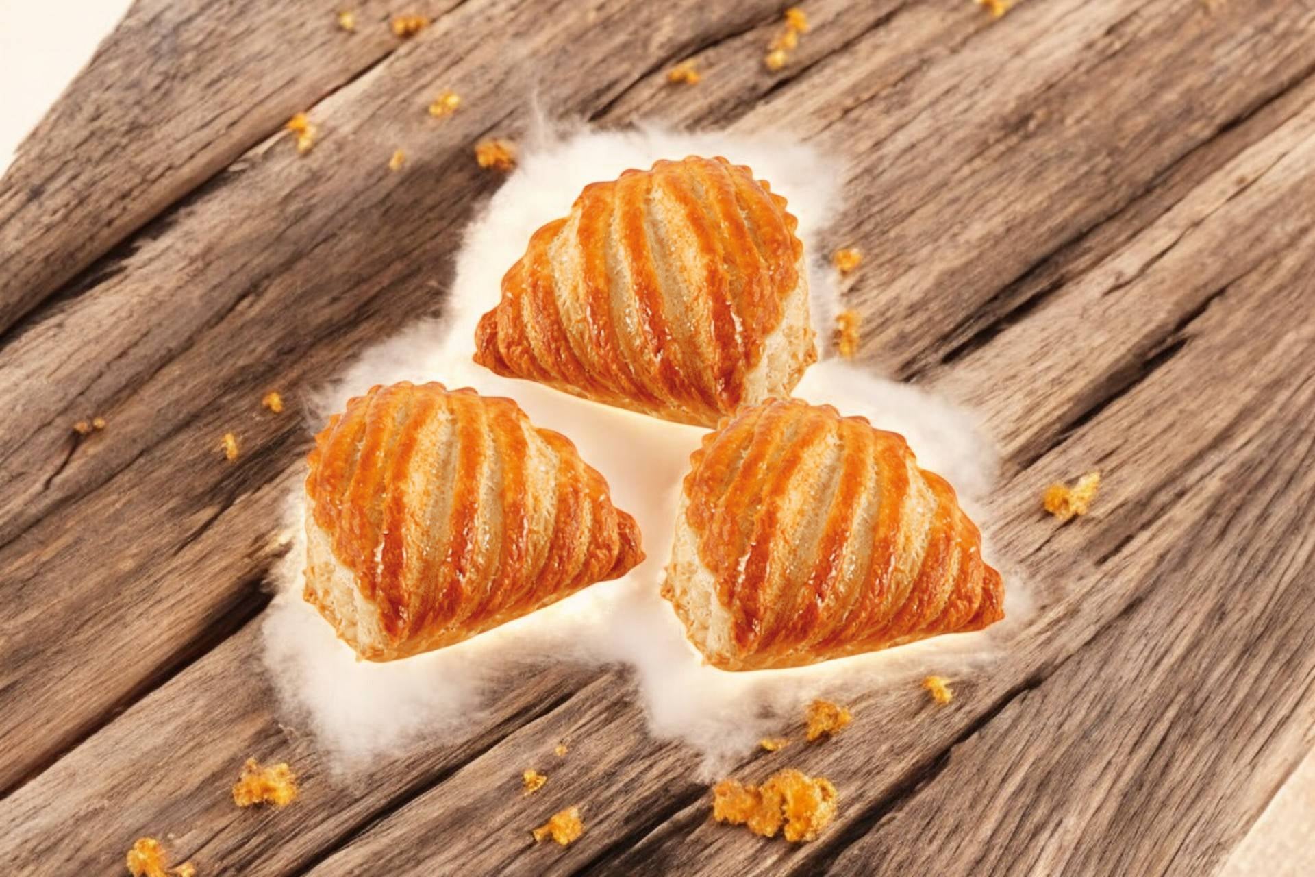Mini chaussant aux pommes 5 Pièces🥐🥯🍩