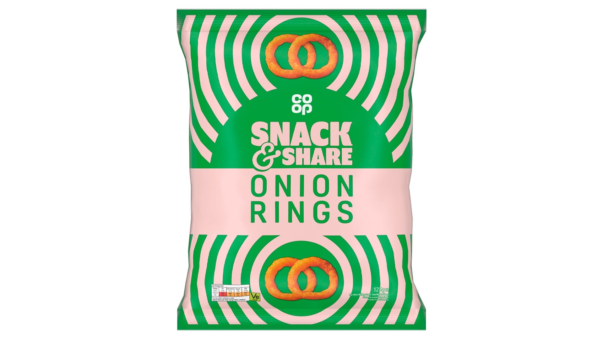 Co-op Onion Ring Crisps 125g