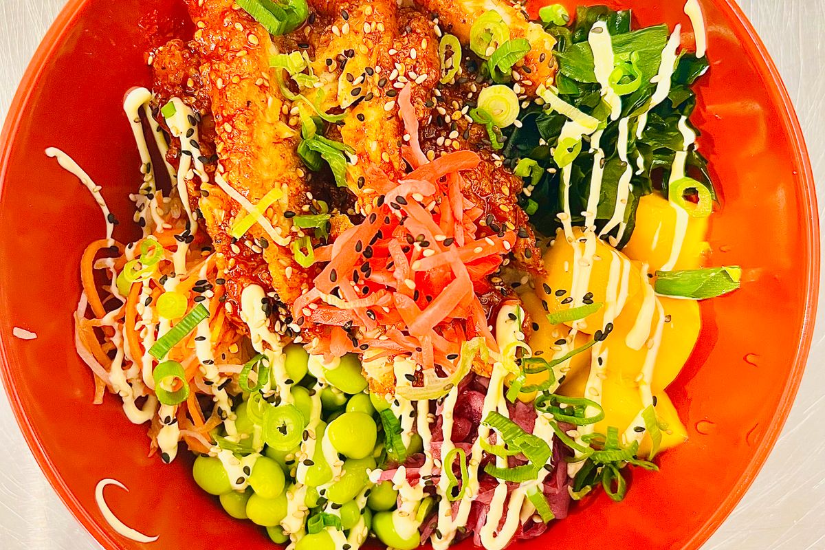 Hot Honey Chicken Rice Bowl