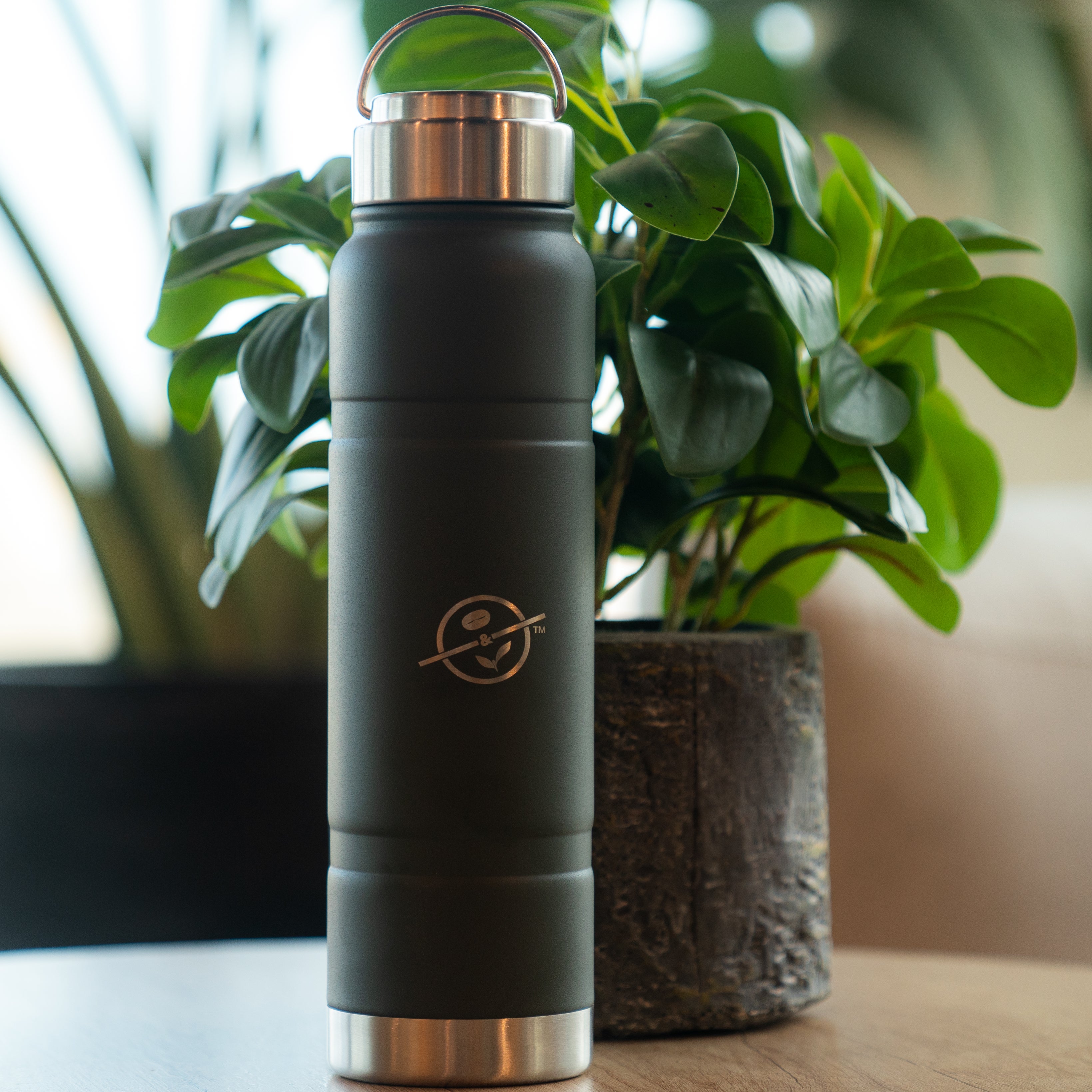 Ss Flask Powder Green