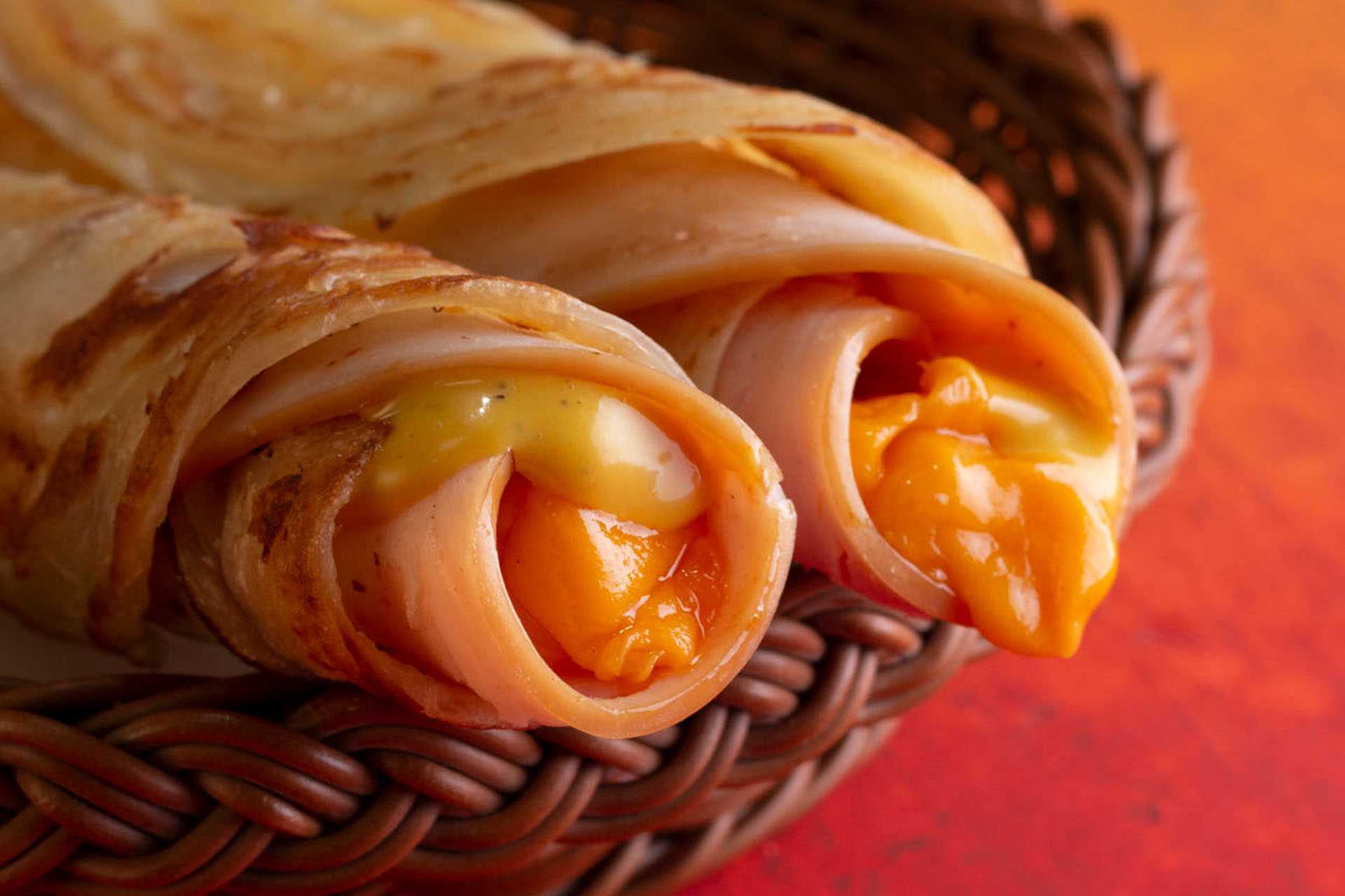 Turkey Cheese Chapati Roti