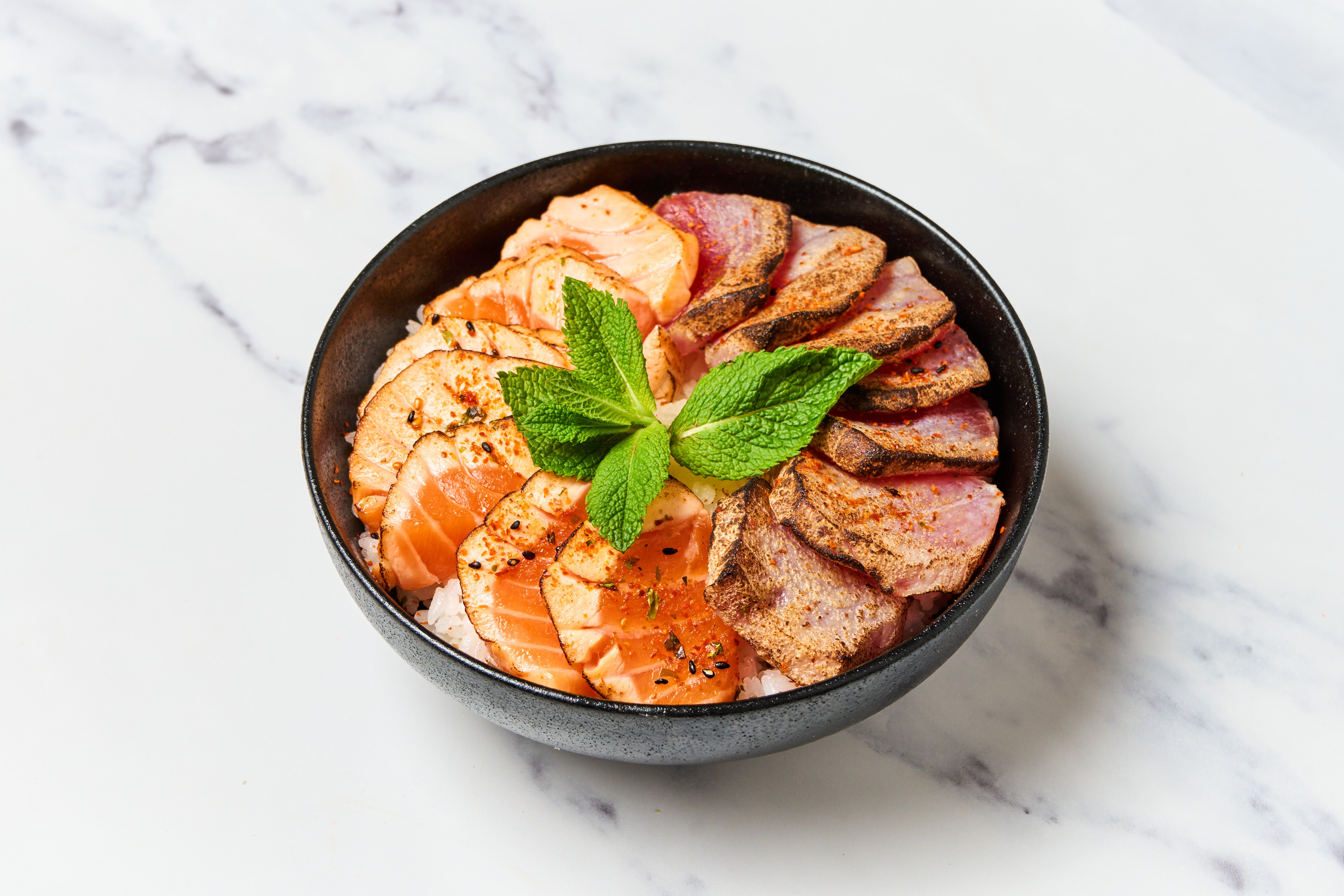 Chirashi, tataki thon saumon