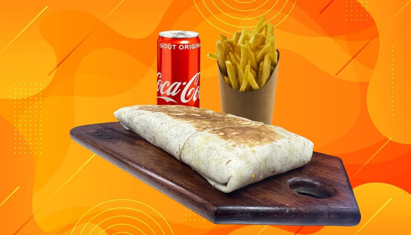 Menu Tacos® taille XL (Maxi-Tacos)🌮🍟🥤