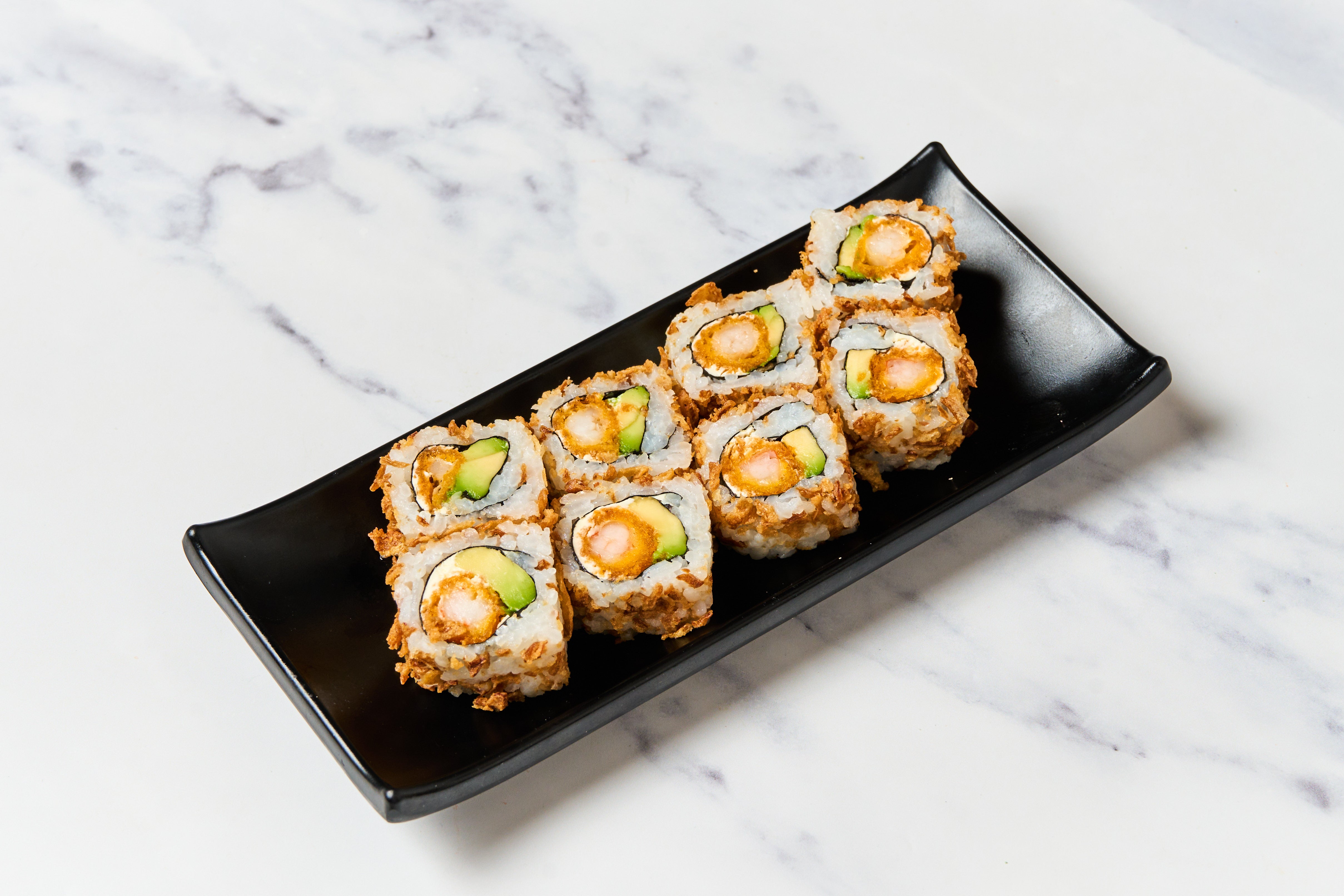 Crispy crevettes tempura