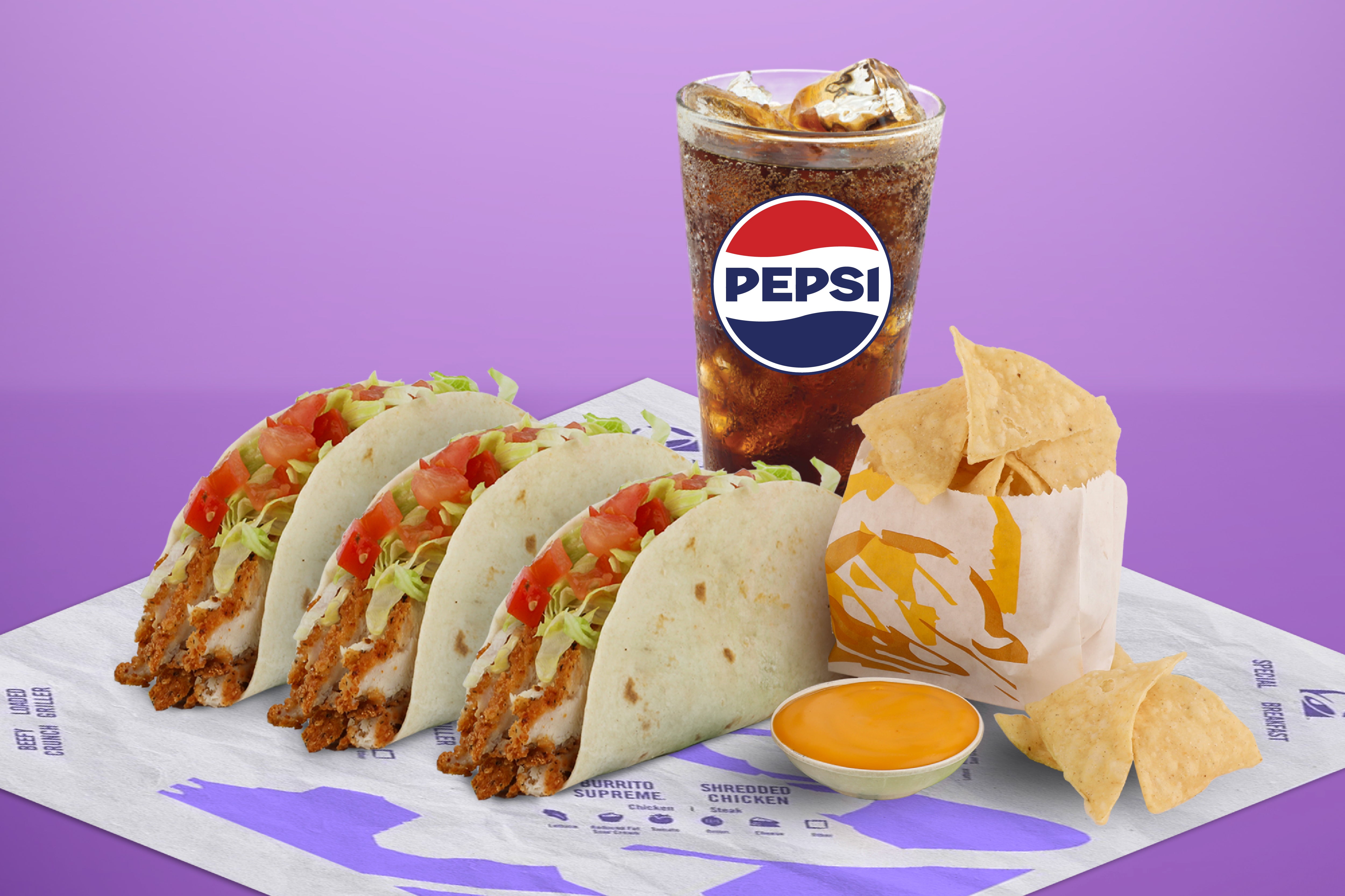 Crispy Chicken Soft Taco Meal