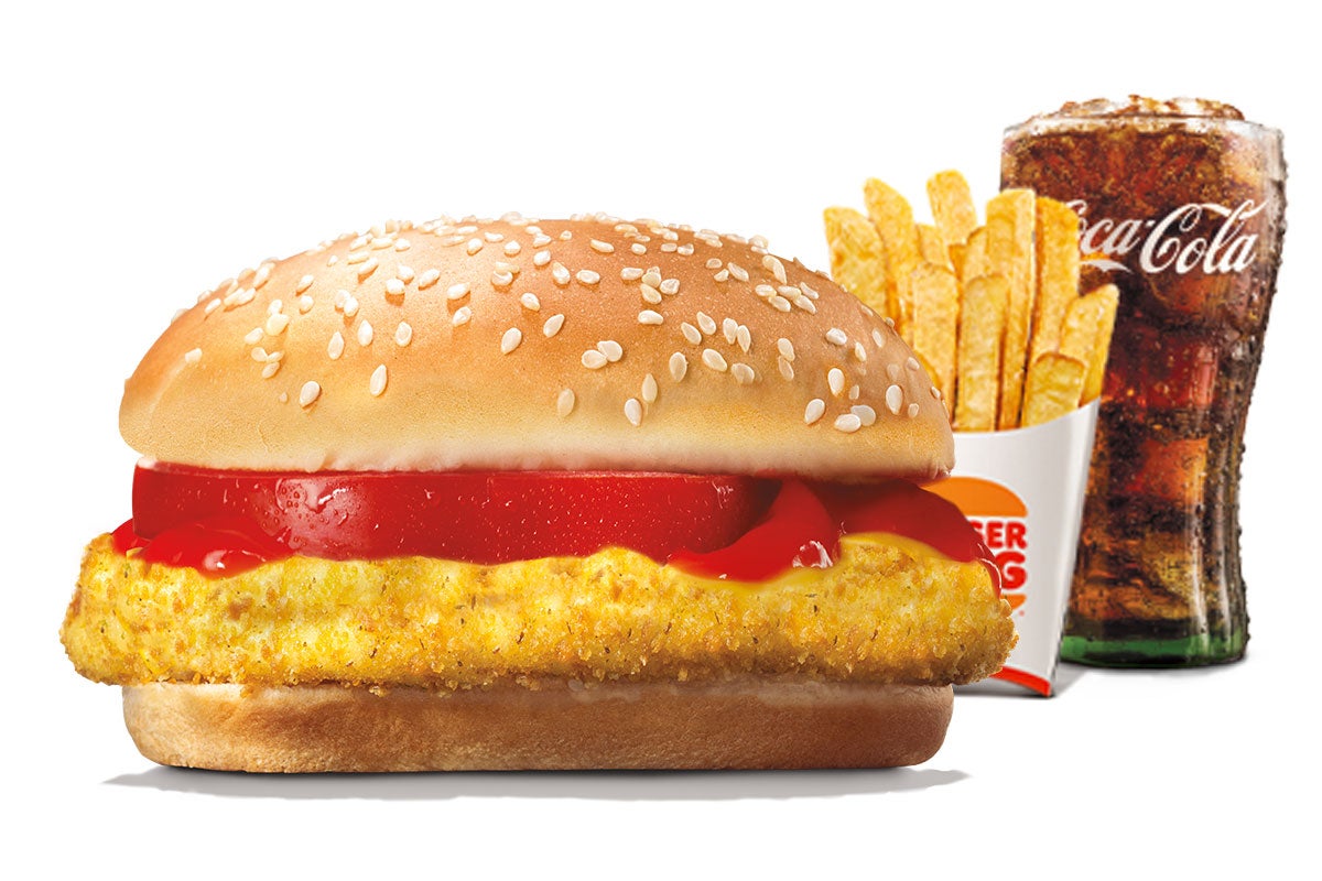Munchies Bean Burger Meal