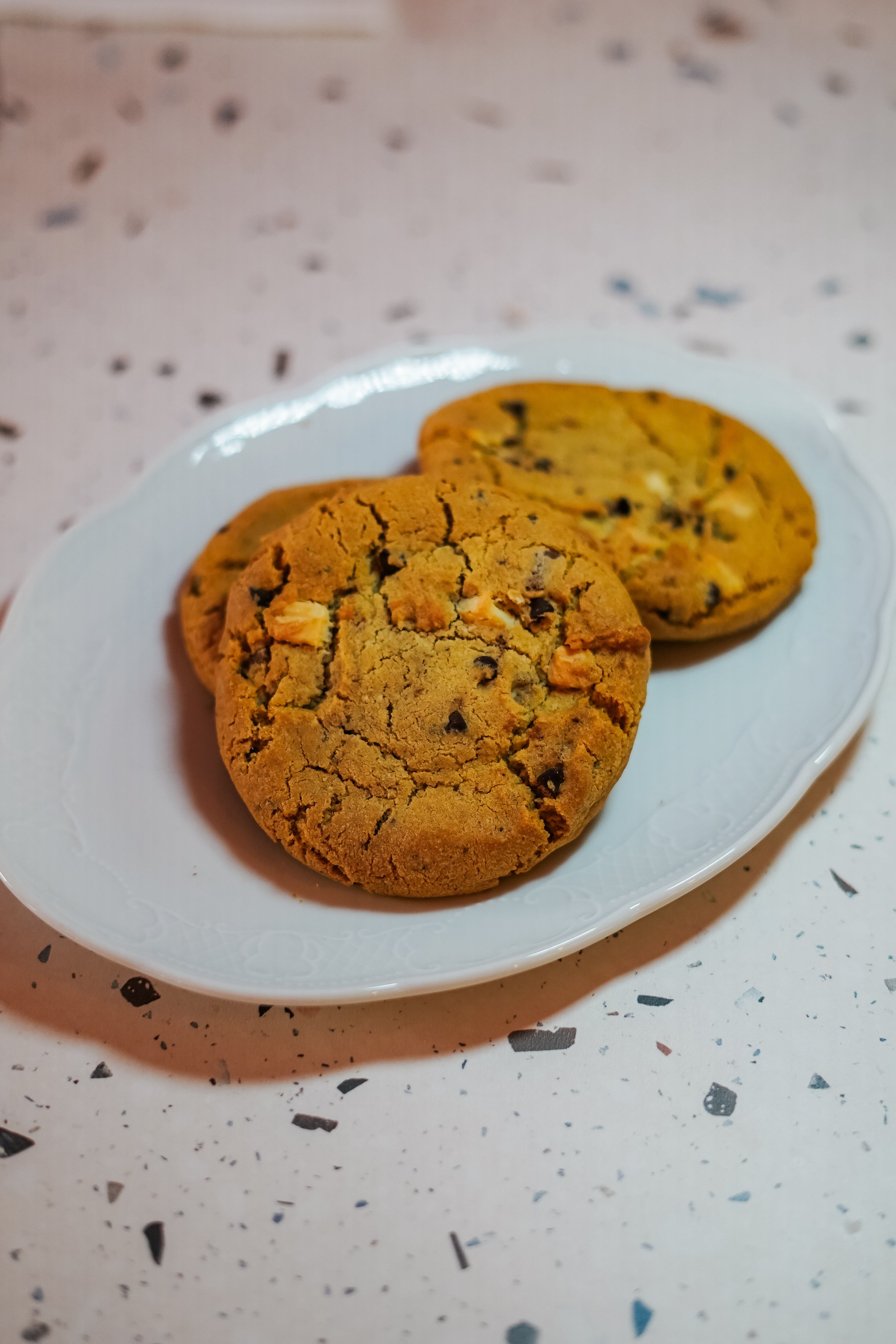 Cookie aux trois chocolats