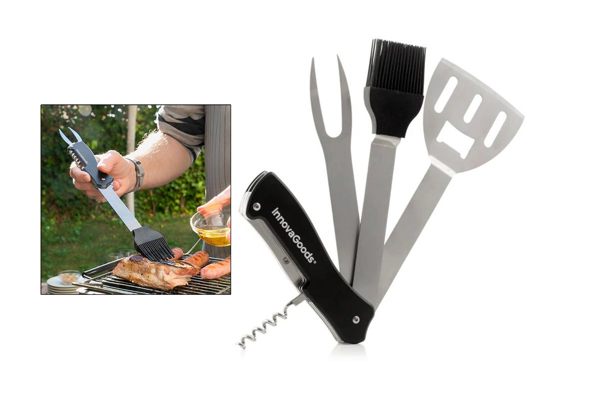5 in 1 Barbecue Utensils Set Bbkit InnovaGoods