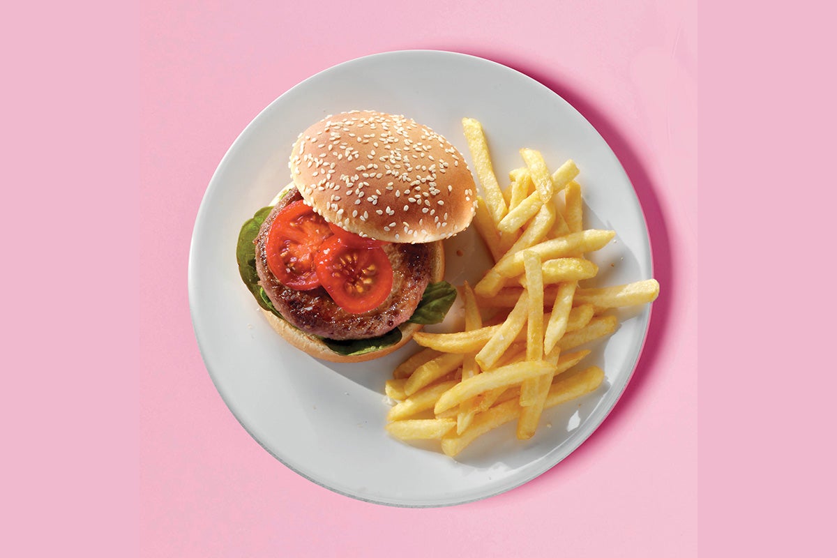 Hamburger + 🎁 dessert