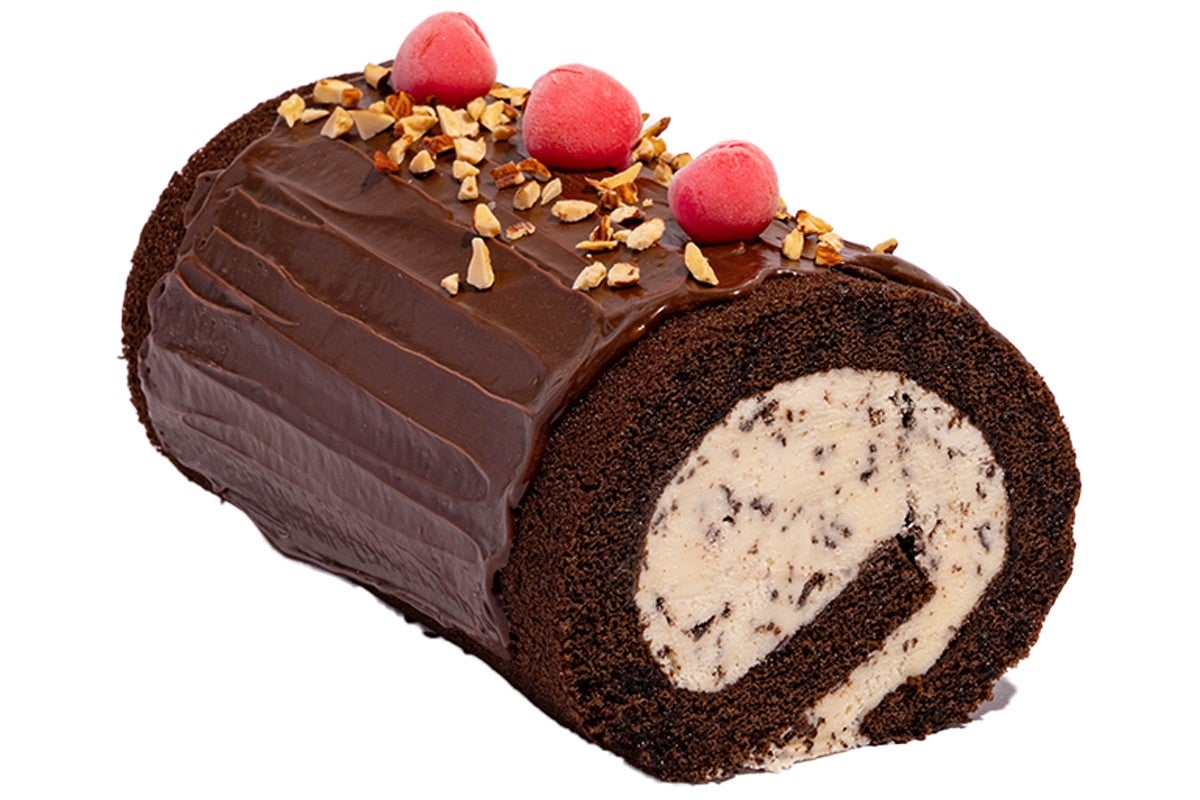 Ice Cream Roll Cake - Chocolate Chip