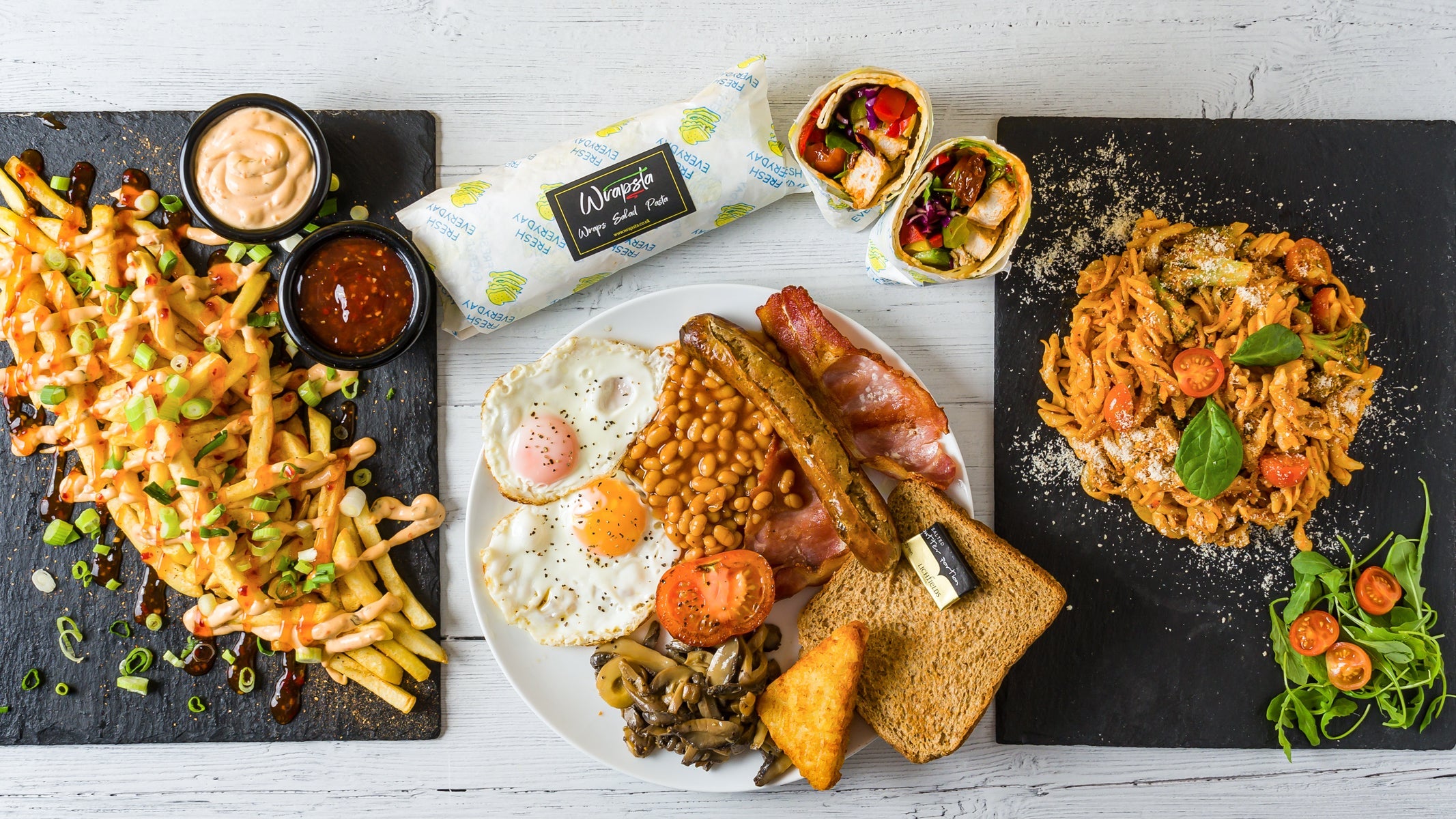 Wrapsta delivery from Slough Order with Deliveroo