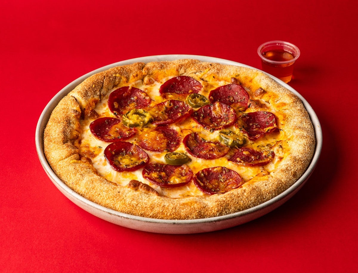 Pepperoni Pizza With Stuffed Cheese