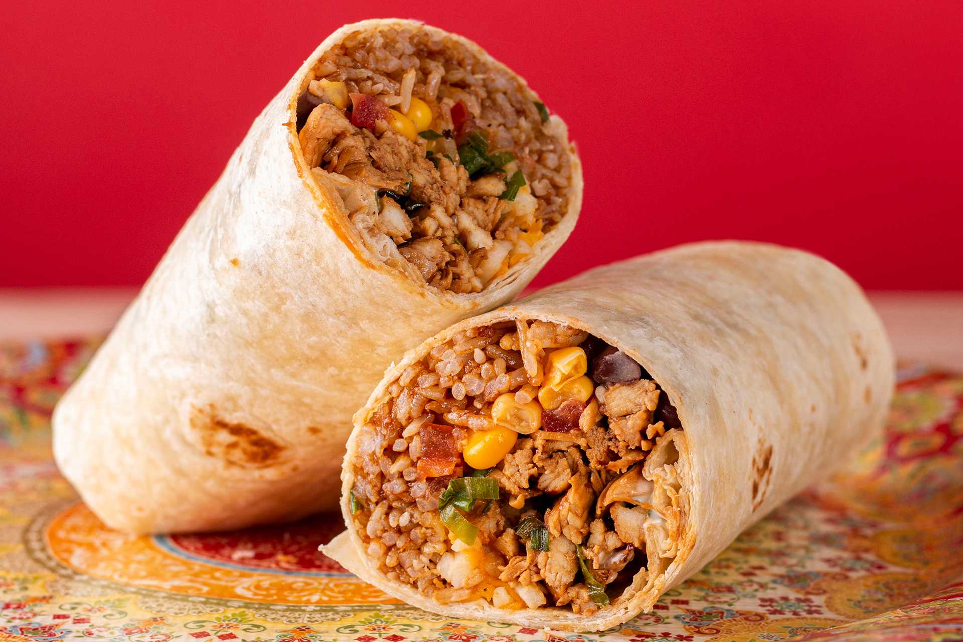 Asian Chicken Burrito