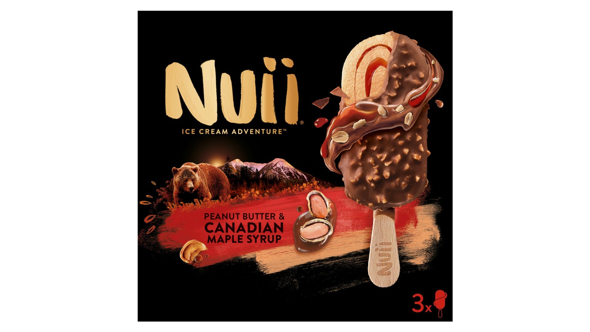 Nuii 3 Peanut Butter & Canadian Maple Syrup 270ml