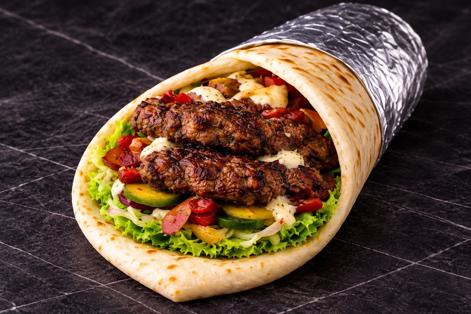 🥩 Cheese Naan steak haché