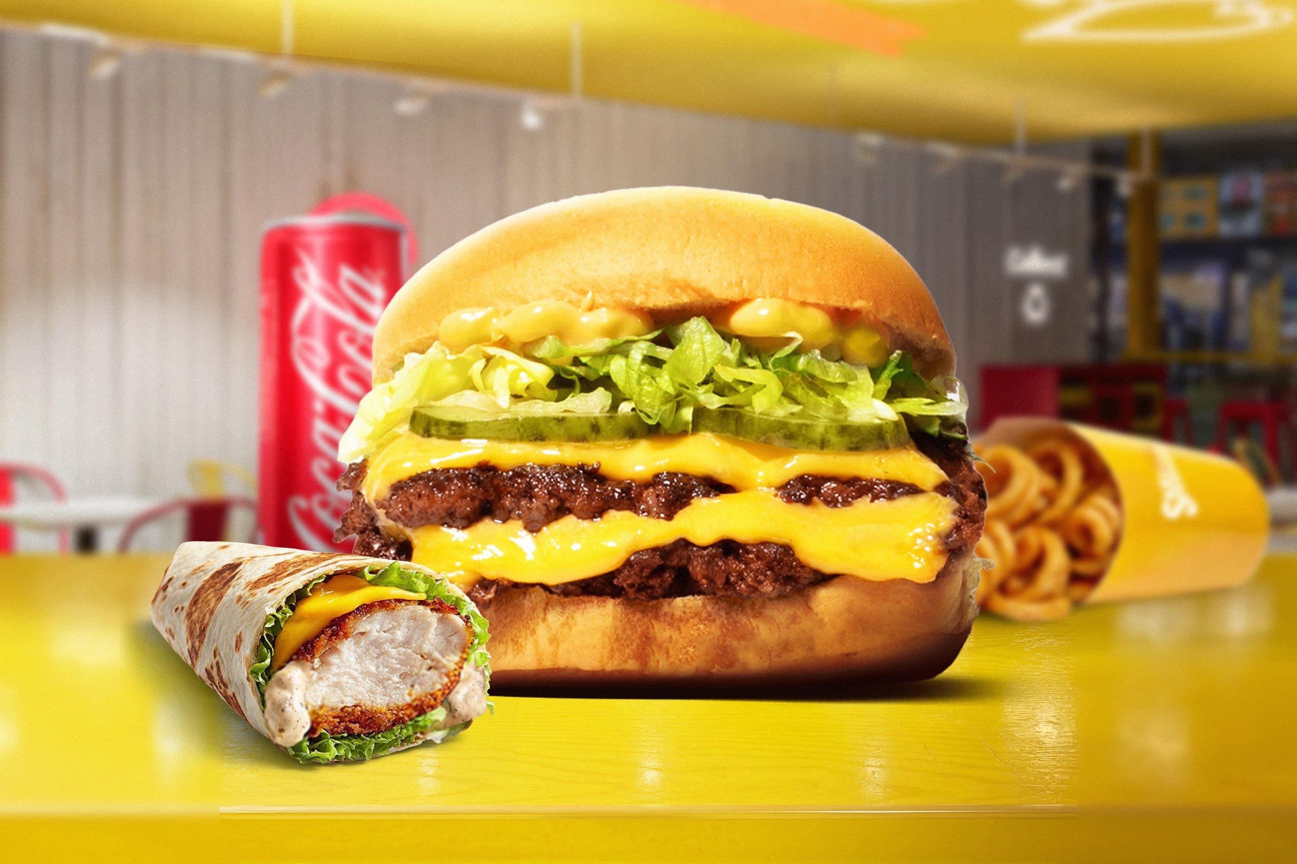 Crazy Meal : 1 DOUBLE SMASH + 1 LITTLE WRAP au choix