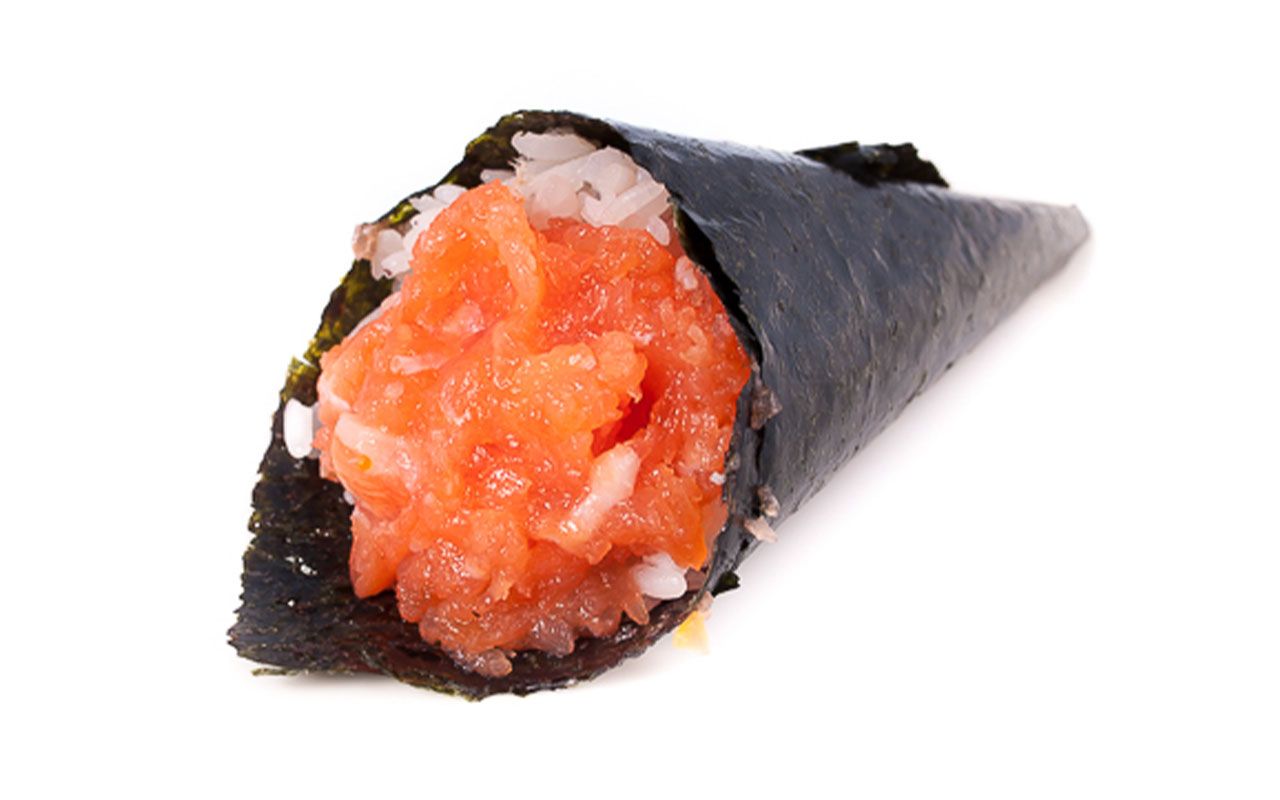 232. Temaki spicy salmone