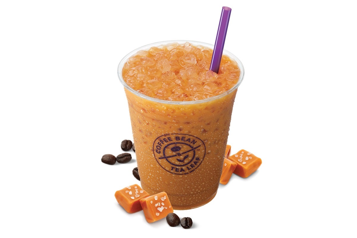 Iced Sea Salted Caramel Latte