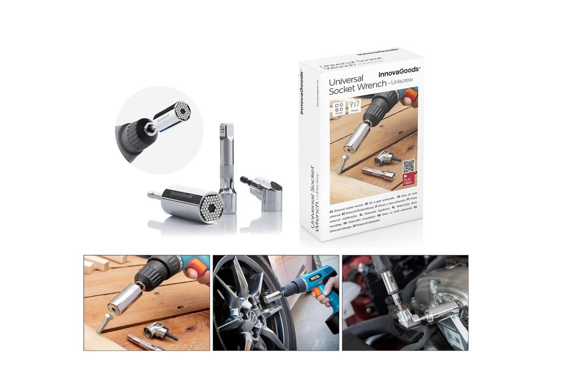 Universal Socket Wrench with Accessories Uniscrew InnovaGoods