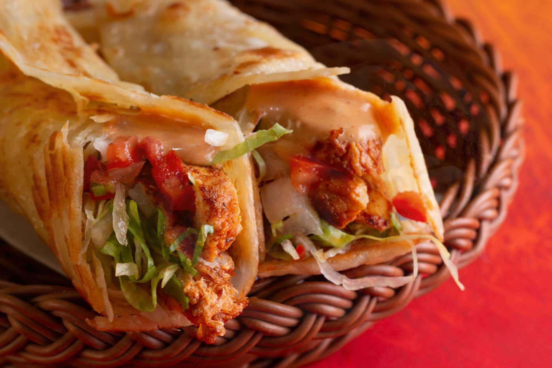 Chipotle Chicken Chapati