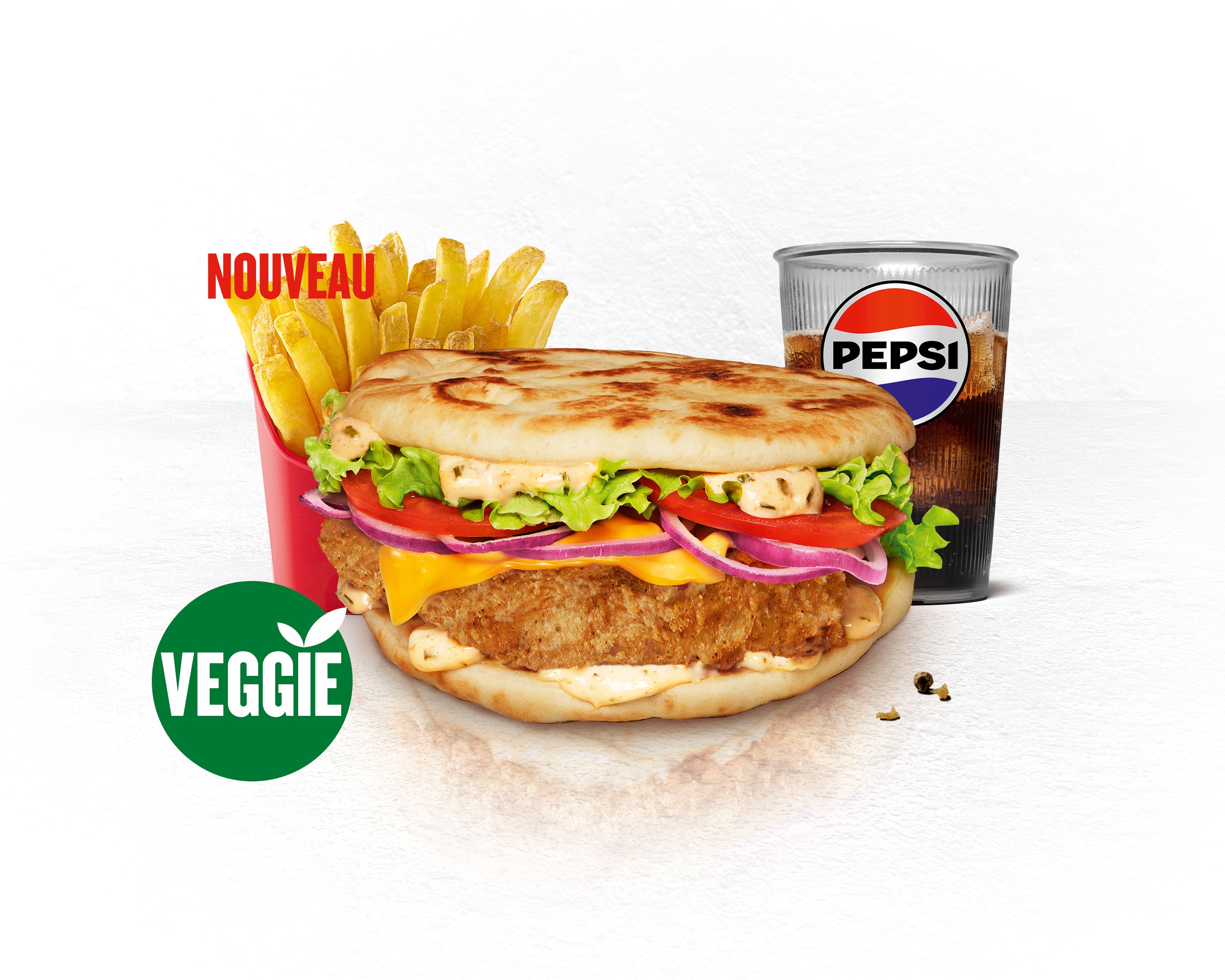 MENU CRIPSY NAAN CREAMY & CHEESE VEGGIE​