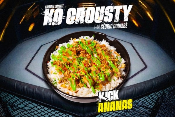 K. O CROUSTY KICK ANANAS