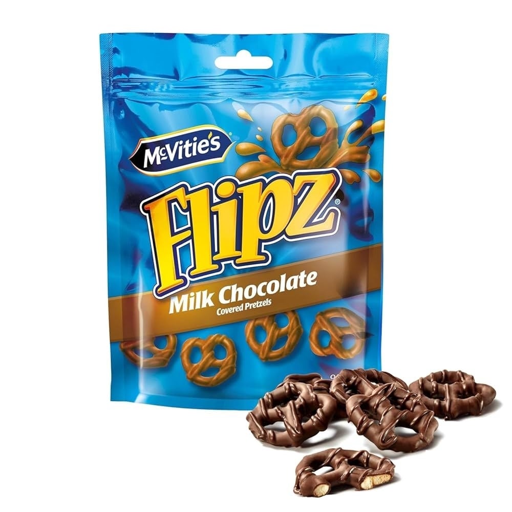 Mcvities Flipz Milk Chocolate Coated Pretzels 90g
