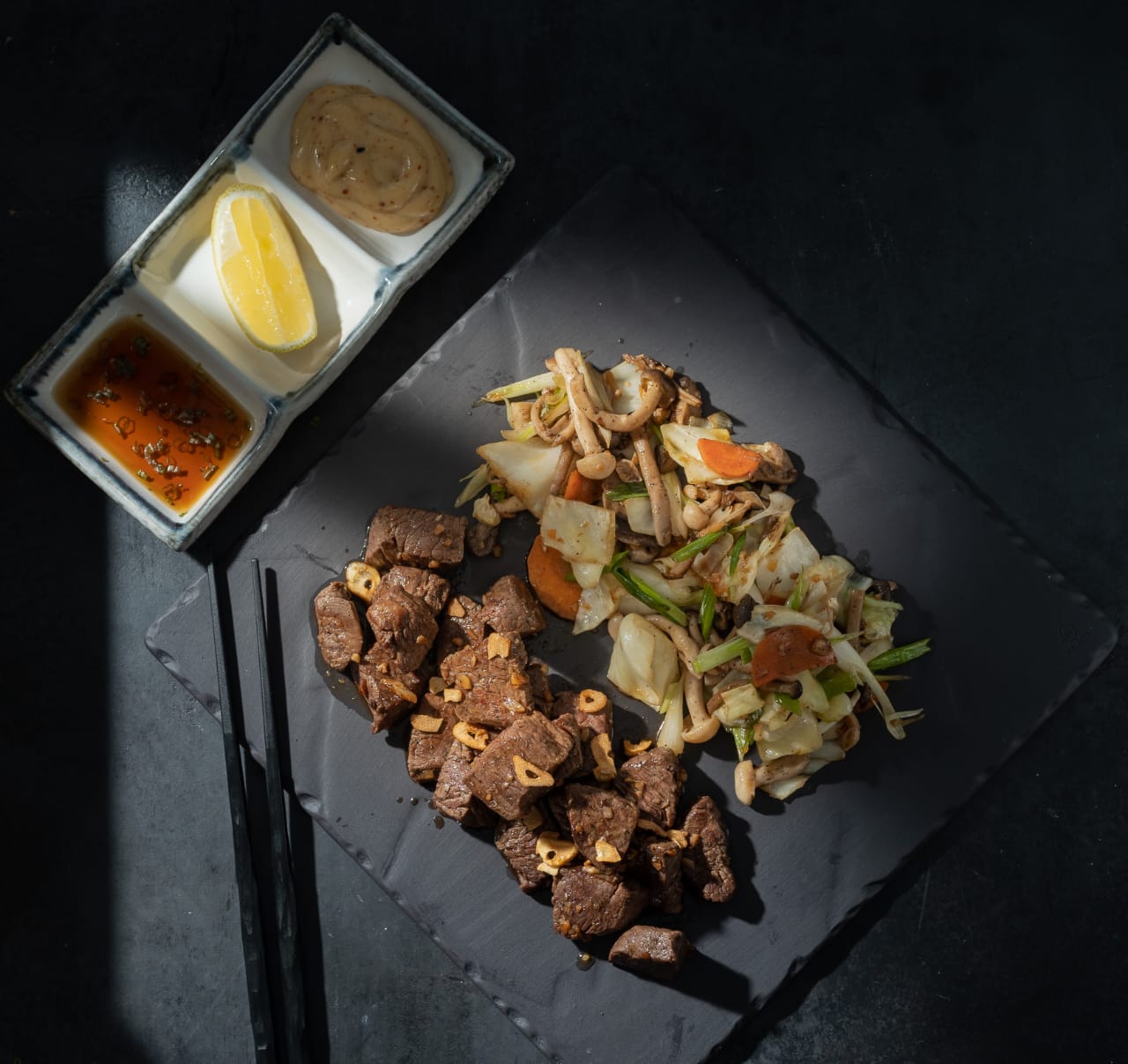 US Black Angus Beef Teppanyaki