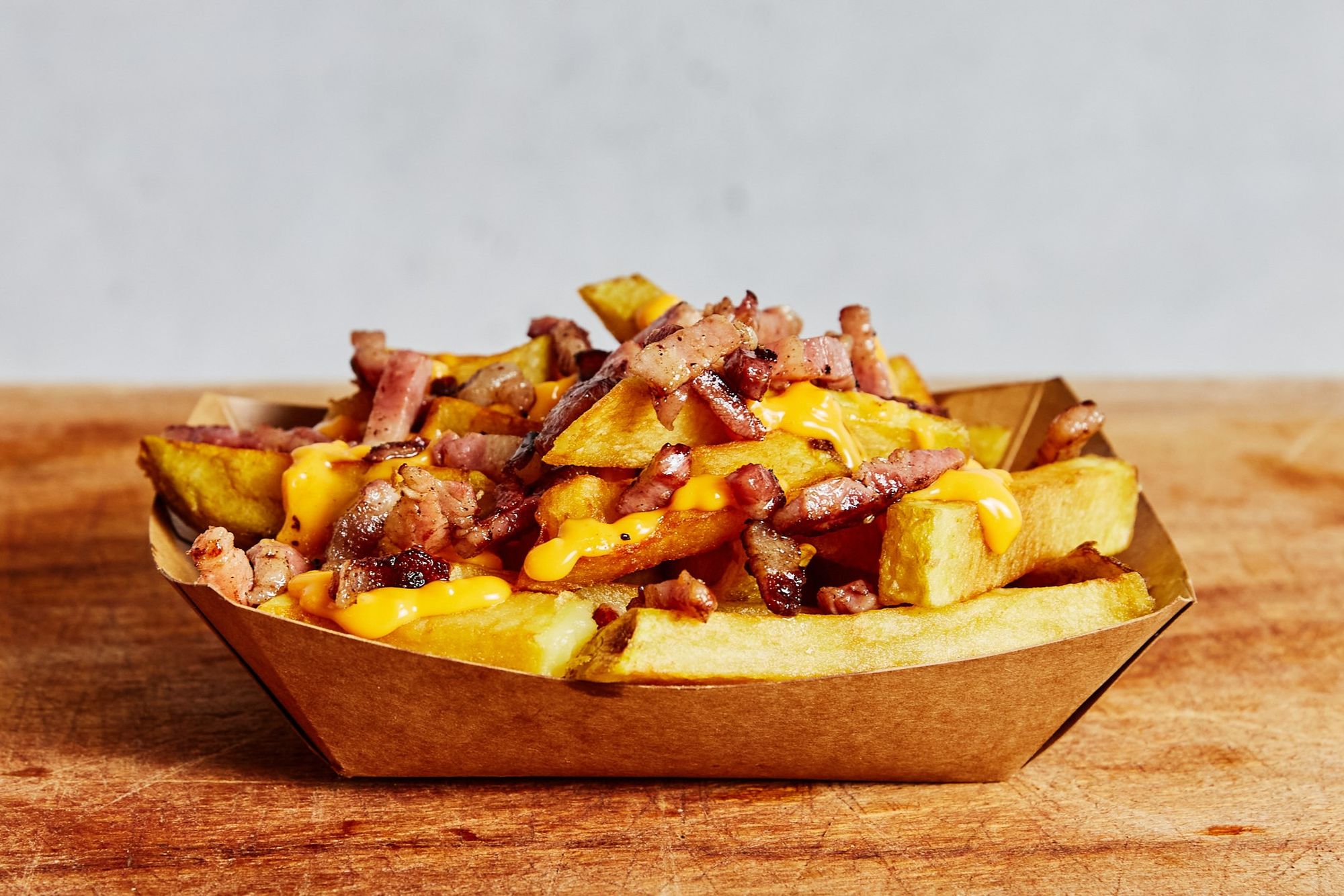 Frites Cheddar Lardons