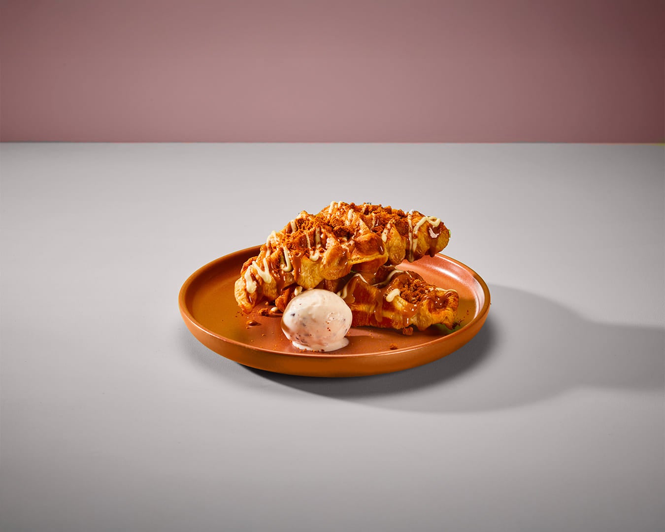 Lotus Biscoff & White Chocolate Croffle