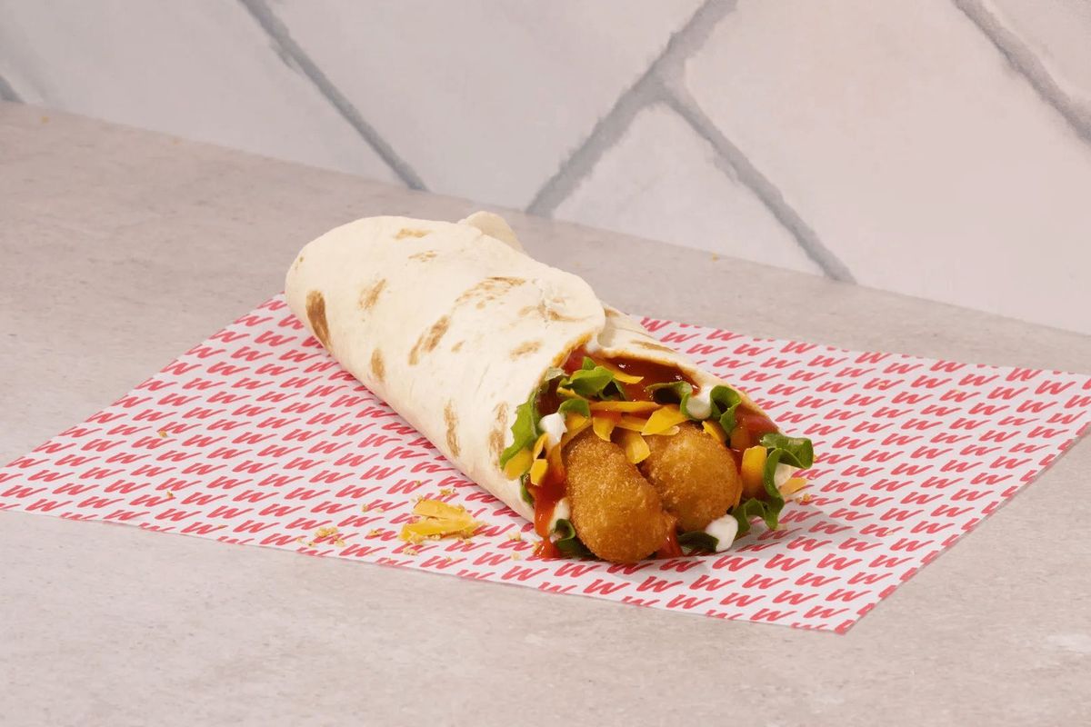 Spicy Buffalo Halloumi Wrap