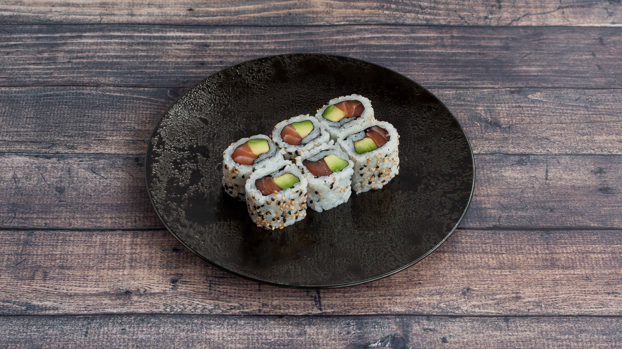 Saumon, avocat, sésame
