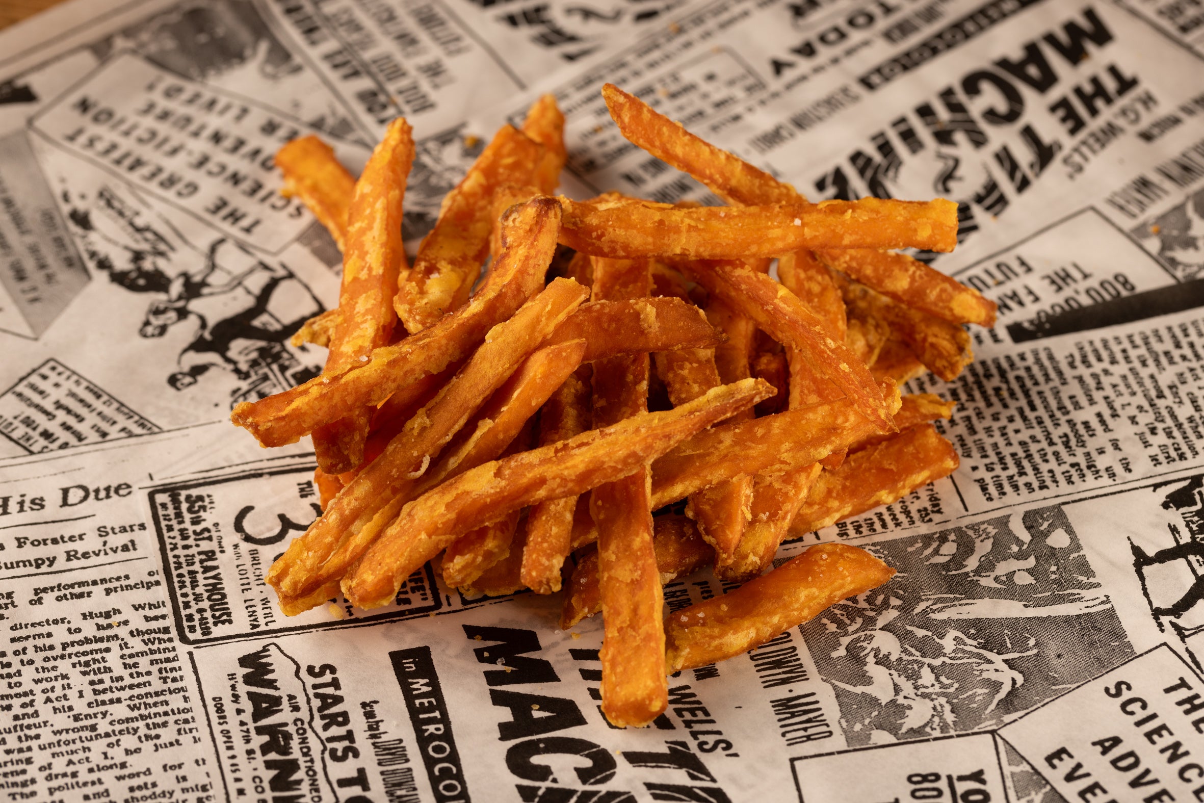 Frites de patates douces