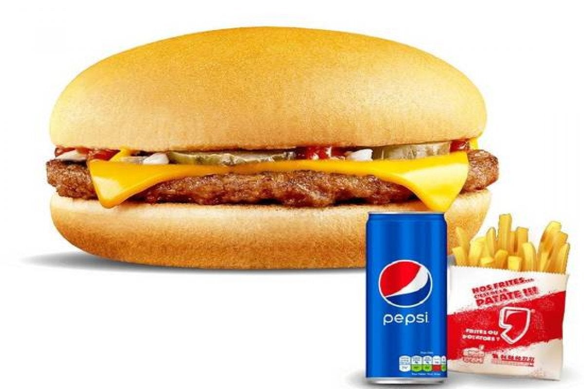 Menu cheese burger