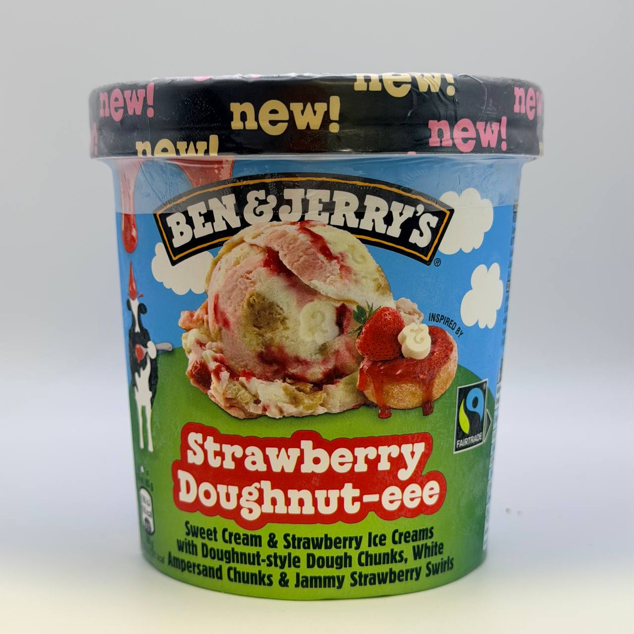 BEN & JERRY’S Strawberry Doughnut-eee 465ml
