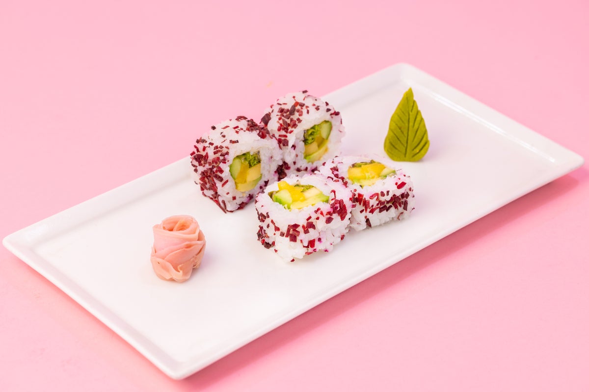Mini Beet Veggie Roll