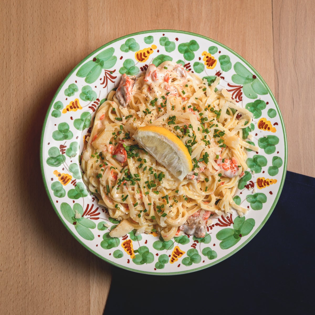 Tagliatelles au saumon 🏠