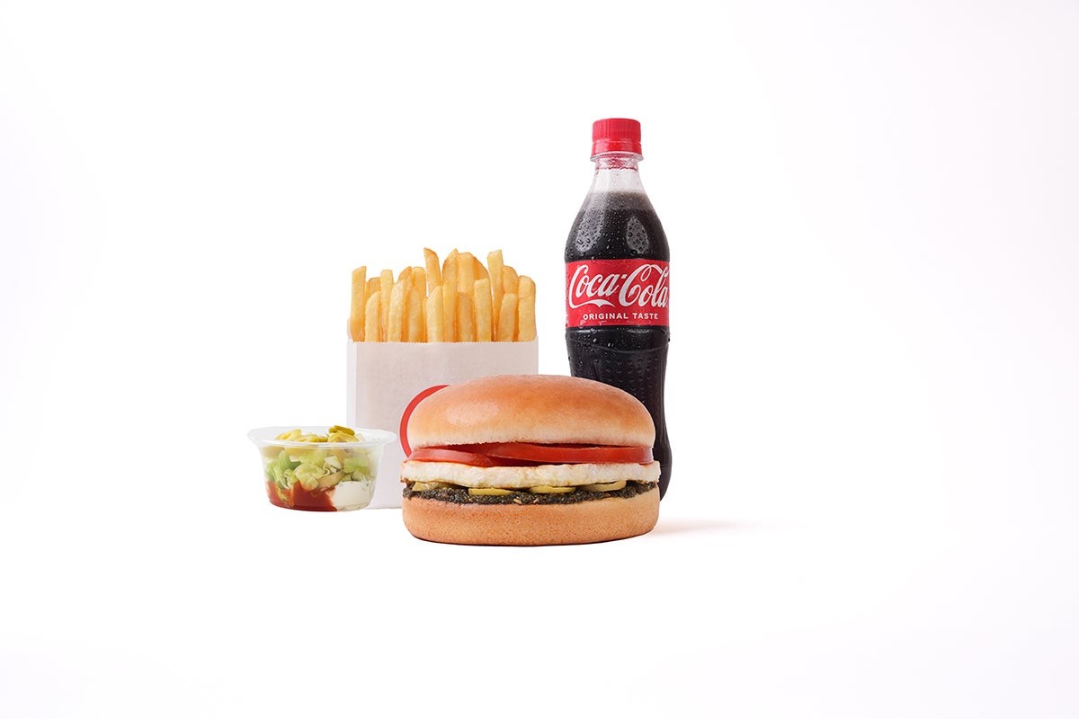 Halloumi Burger Meal
