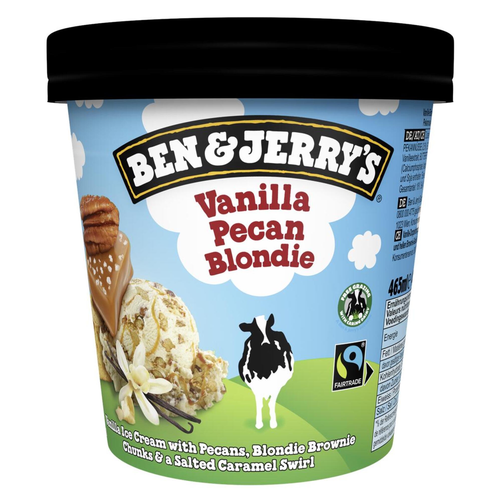 ben & jerry's vanilla pecan 465ml.