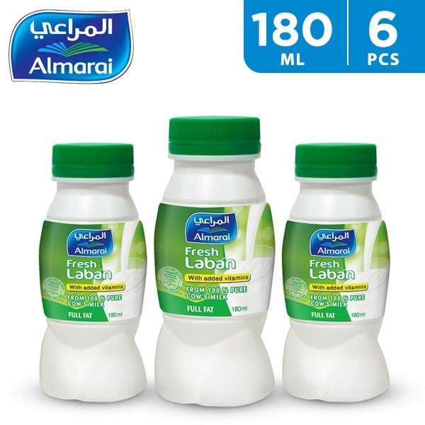 Almarai Full Fat Laban 6 x 180 ml