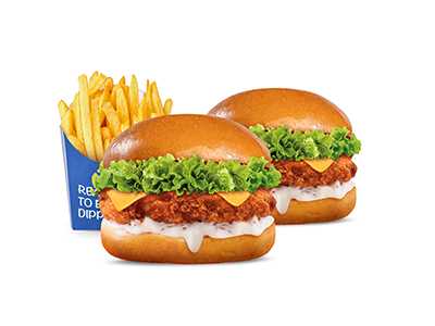 Spicy Twin Treat + Fries