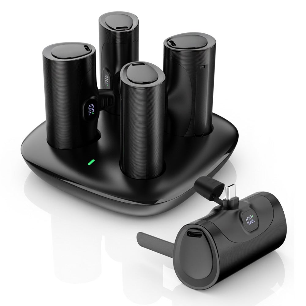 Charging Station Four 5000mAh Powerbank Type-C By Powerey