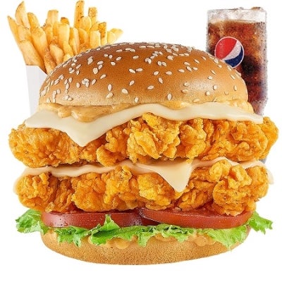 SuperStar Chicken Sandwich Combo - Medium