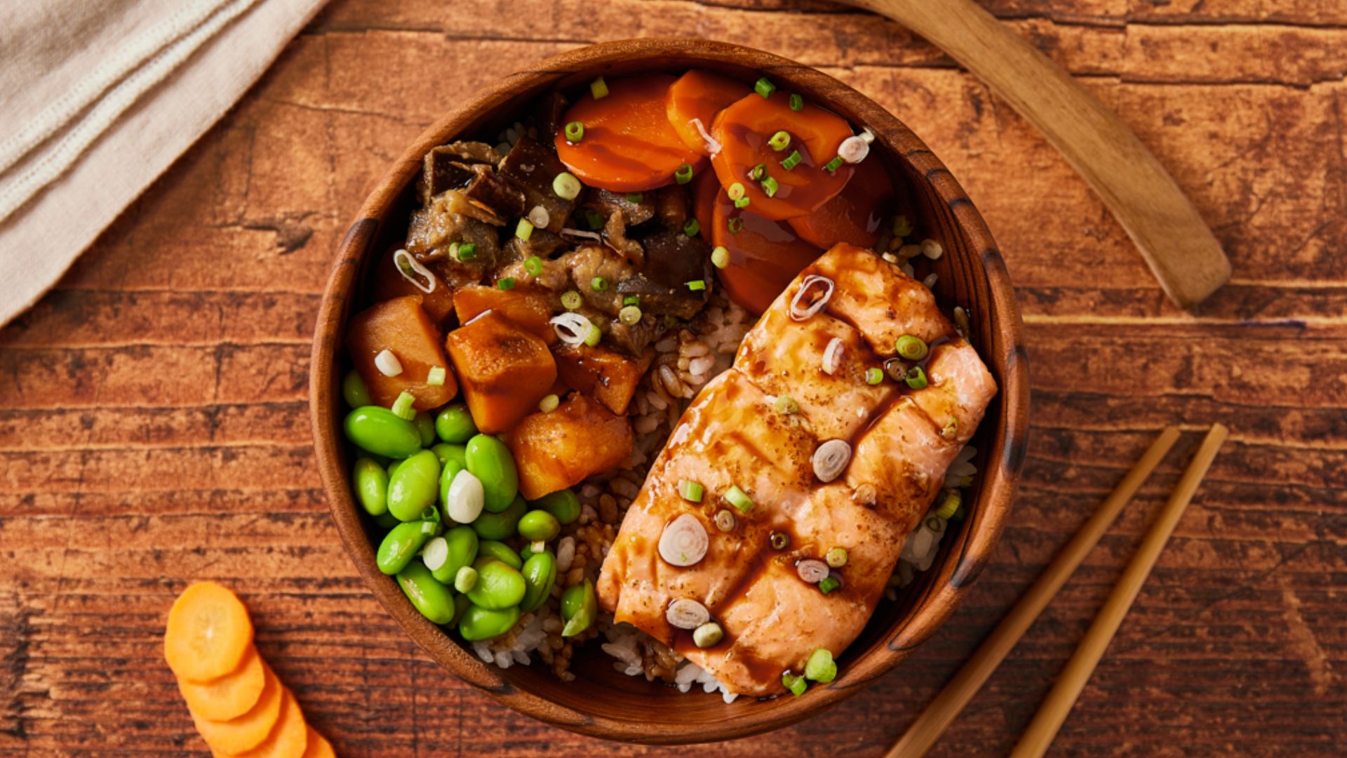 Teriyaki Hot Poké Saumon ♨️