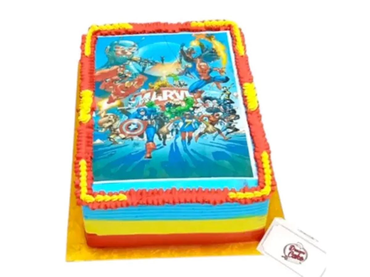 Marvel A4 Cake
